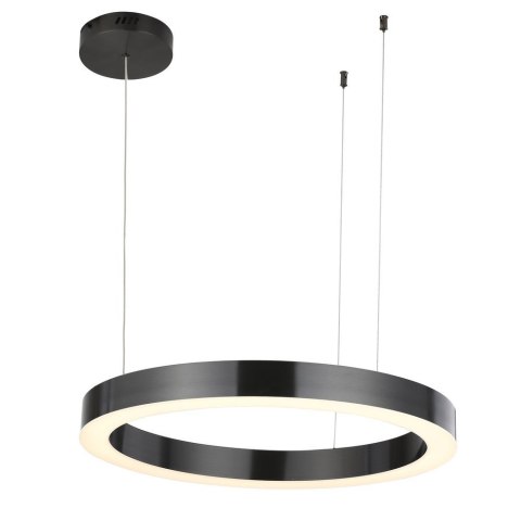 Lampa wisząca CIRCLE 60 cm - LED, ring tytan szczotkowany