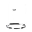 Lampa wisząca CIRCLE 80 cm - LED, ring nikiel szczotkowany