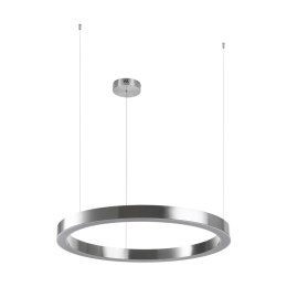 Lampa wisząca CIRCLE 80 cm - LED, ring nikiel szczotkowany