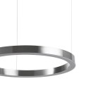 Lampa wisząca CIRCLE 80 cm - LED, ring nikiel szczotkowany