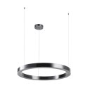 Lampa wisząca CIRCLE 80 cm - LED, ring tytan szczotkowany