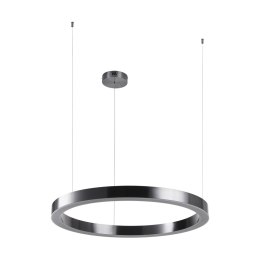 Lampa wisząca CIRCLE 80 cm - LED, ring tytan szczotkowany