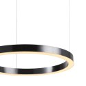 Lampa wisząca CIRCLE 80 cm - LED, ring tytan szczotkowany