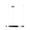 Lampa wisząca CIRCLE 80 cm - LED, ring tytan szczotkowany