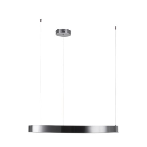 Lampa wisząca CIRCLE 80 cm - LED, ring tytan szczotkowany