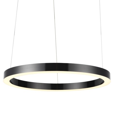 Lampa wisząca CIRCLE 80 cm - LED, ring tytan szczotkowany