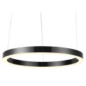 Lampa wisząca CIRCLE 80 cm - LED, ring tytan szczotkowany
