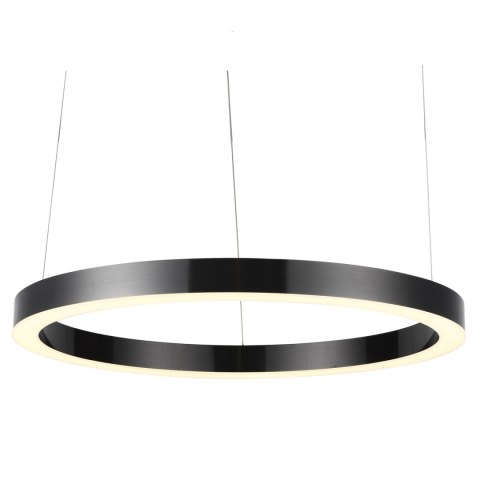 Lampa wisząca CIRCLE 80 cm - LED, ring tytan szczotkowany