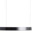 Lampa wisząca CIRCLE 80 cm - LED, ring tytan szczotkowany