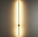 Lampa ścienna SPARO 100 cm złoty szczotkowany