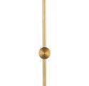 Lampa ścienna SPARO 100 cm złoty szczotkowany