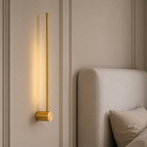 Lampa ścienna SPARO 60 cm LED złoty szczotkowany