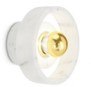 Lampa ścienna UNIVERSO marmurowo złota 18 cm