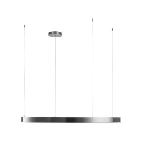Lampa wisząca CIRCLE 120 cm - LED, ring tytan szczotkowany