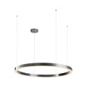 Lampa wisząca CIRCLE 120 cm - LED, ring tytan szczotkowany