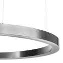 Lampa wisząca CIRCLE 120 cm - LED, ring tytan szczotkowany