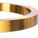 Lampa wisząca CIRCLE 2 100+120 cm - LED, ring mosiądz szczotkowany na 1 podsufitce