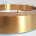 Lampa wisząca CIRCLE 2 100+120 cm - LED, ring mosiądz szczotkowany na 1 podsufitce