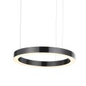 Lampa wisząca CIRCLE 2 60+80 cm - LED, ringi tytan szczotkowany na 1 podsufitce