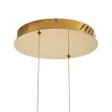 Lampa wisząca CIRCLE 2 80+80 cm - LED, ringi złoty połysk na 1 podsufitce