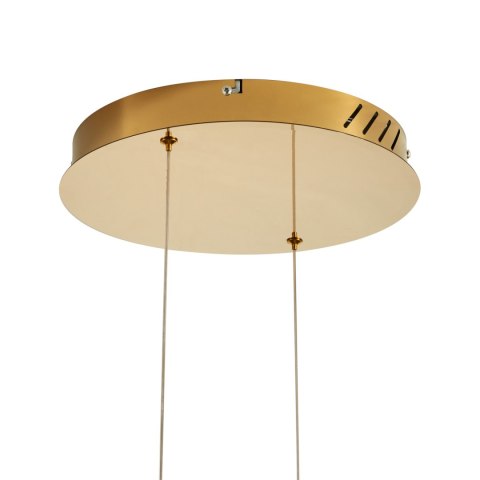 Lampa wisząca CIRCLE 2 80+80 cm - LED, ringi złoty połysk na 1 podsufitce