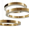 Lampa wisząca CIRCLE 3 60+60+60 cm - LED, ring złoty połysk na 1 podsufitce