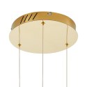 Lampa wisząca CIRCLE 3 60+60+60 cm - LED, ring złoty połysk na 1 podsufitce