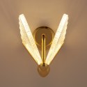 Lampa ścienna BEE LED 22 cm - złoty kinkiet dekoracyjny
