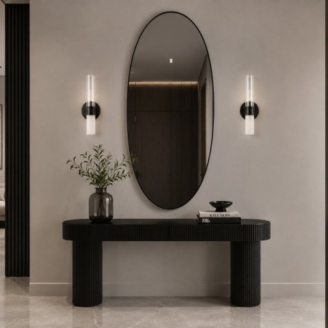 Lampa ścienna CANDELA 31 cm czarny