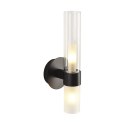 Lampa ścienna CANDELA 31 cm czarny