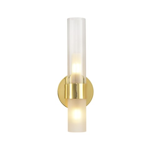Lampa ścienna CANDELA 31 cm złota
