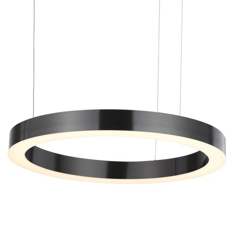 Lampa wisząca CIRCLE 2 40+100 cm - LED, ring tytan szczotkowany na 1 podsufitce