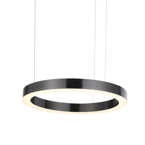 Lampa wisząca CIRCLE 2 40+100 cm - LED, ring tytan szczotkowany na 1 podsufitce