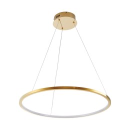 Lampa wisząca CIRCLE SLIM 60 cm - LED, ring złoty