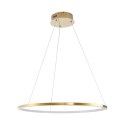 Lampa wisząca CIRCLE SLIM 60 cm - LED, ring złoty