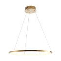 Lampa wisząca CIRCLE SLIM 60 cm - LED, ring złoty