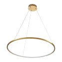 Lampa wisząca CIRCLE SLIM 80 cm - LED, ring złoty