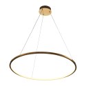 Lampa wisząca CIRCLE SLIM 80 cm - LED, ring złoty