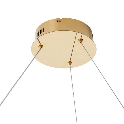 Lampa wisząca CIRCLE SLIM 80 cm - LED, ring złoty