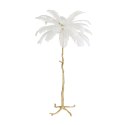 Lampa podłogowa EMU 170 cm - pióra białe