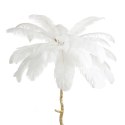Lampa podłogowa EMU 170 cm - pióra białe