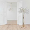 Lampa podłogowa EMU 170 cm - pióra białe