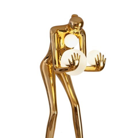 Lampa podłogowa WOMAN-2 złoty połysk 190 cm