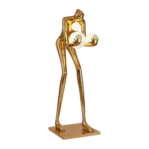 Lampa podłogowa WOMAN-2 złoty połysk 190 cm