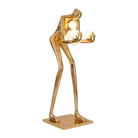 Lampa podłogowa WOMAN-2 złoty połysk 190 cm