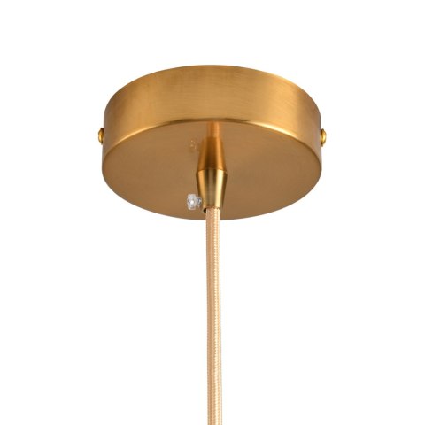Lampa wisząca ORBITA biało-złota, akryl, 20 cm