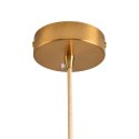 Lampa wisząca ORBITA biało-złota, akryl, 25 cm