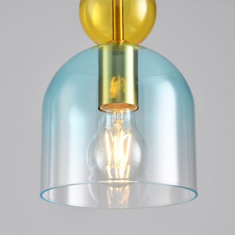 Lampa wisząca PASTELLO BLUE kolorowa 15 cm