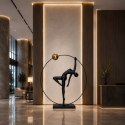 Lampa podłogowa WOMAN ARTISTIC czarna 200 cm
