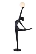 Lampa podłogowa WOMAN BALLERINA czarna 215 cm